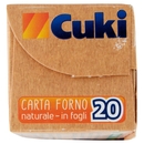 Cuki Cuoce Carta Forno naturale - in fogli 20 fogli 33x38 cm